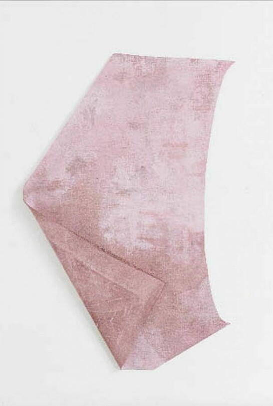 Bueno-Boutellier, Sophie, L'Emancipation, 2013, Acrylic, bronze pigment and red patina on canvas, 205 x 130 x 15 cm, Courtesy of The Approach, London