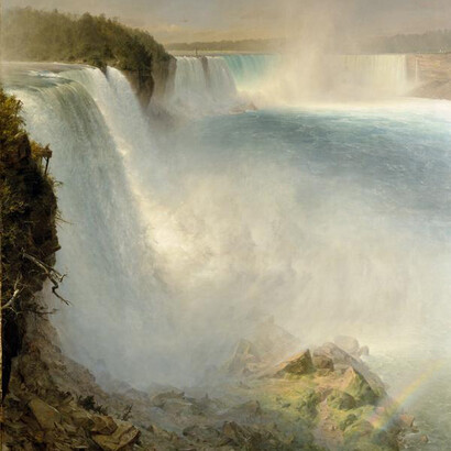 Frederic Edwin Church
Niagara Falls, from the American Side