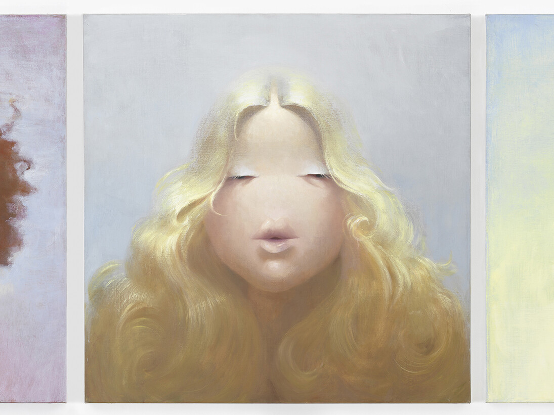 Lisa Yuskavage, Blonde, Brunette, Redhead, 1995. Collection of Yvonne & Leo Villareal. Courtesy the artist and David Zwirner, New York, London. Detail