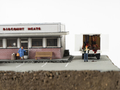 Abigail Goldman, Discount Meats detail 3, 2019