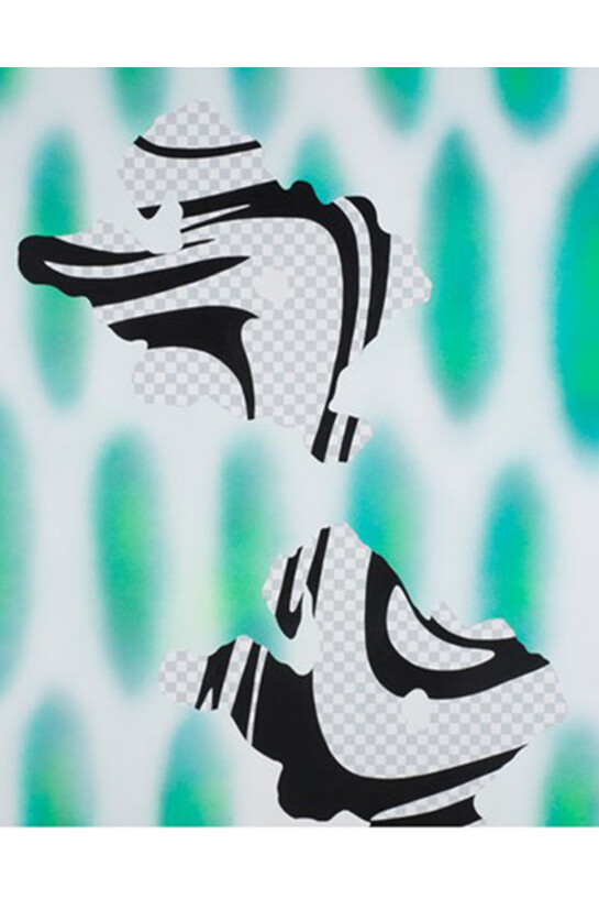 Shirley Kaneda, Anxious Enthusiasm, 2014, 64 x 54 inches, 162 x 137 cm, Acrylic on Linen