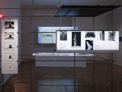 Gleizds, paper, scissors, exhibition view. Courtesy of Pauls Stradiņš Medicine History Museum. Photo courtesy of Ansis Starks