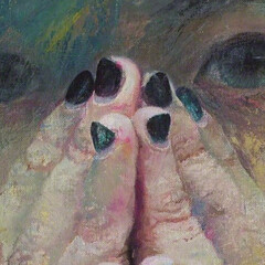 Chen Hui, Portrait of You No.28, Oil on canvas, 50 x 40cm, 2016 . Courtesy of Tang Contemporary Art