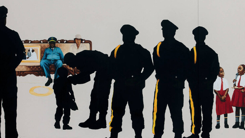 Meleko Mokgosi. Courtesy of Hammer Museum