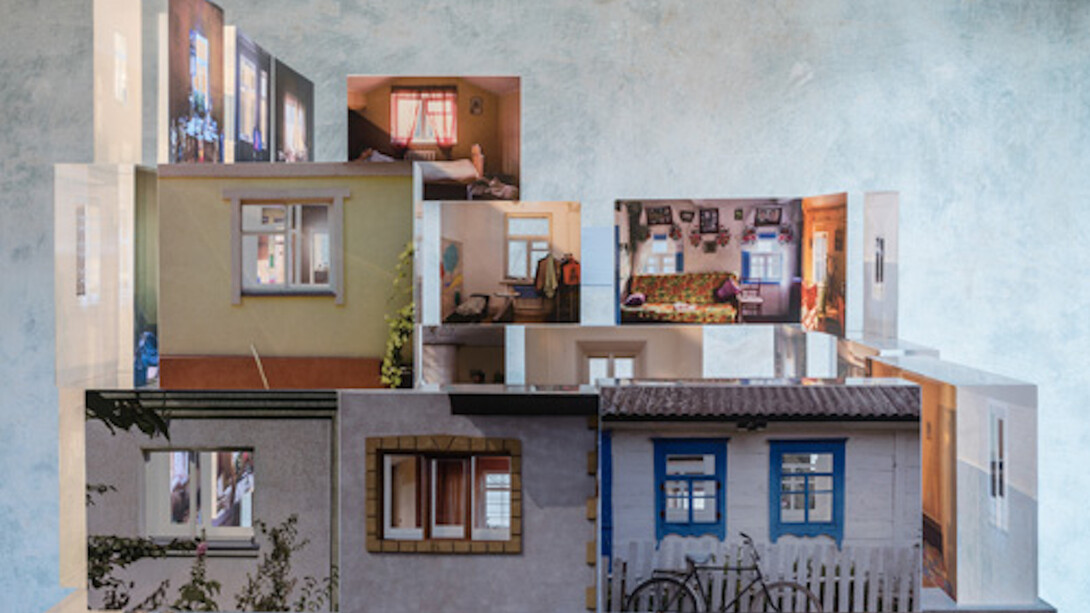 Zhanna Kadyrova, "Mia casa, mia fortezza", Exhibition view. Courtesy of Galleria Continua