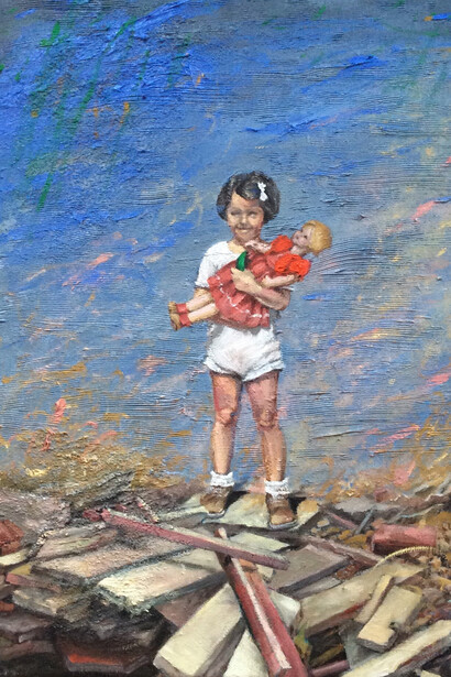 Mira Kliger. After the Storm. Oil on Canvas, 25x35 cm