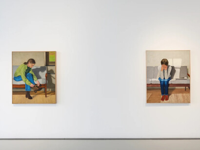 Jess Allen, There’s a world out there, exhibition view. Courtesy of Unit Gallery