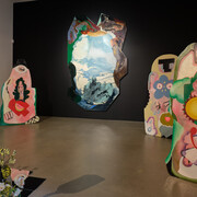 Klodin Erb, Vorhang fällt hund bellt, ausstellungsansicht. Mit freundlicher genehmigung des Aargauer Kunsthauses