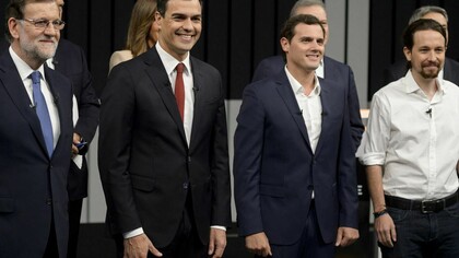 Los candidatos de los principales partidos españoles
