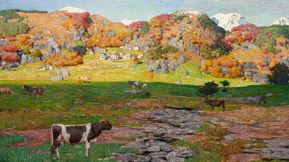 Carlo Fornara. 'Pascoli montani'