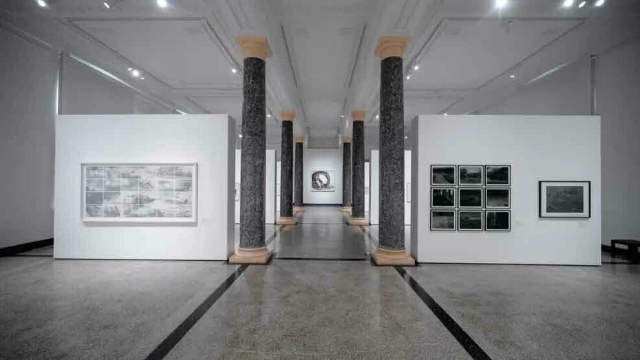 Various artists, Contemporary drawings, exhibition view. Courtesy of Latvian National Museum of Art
