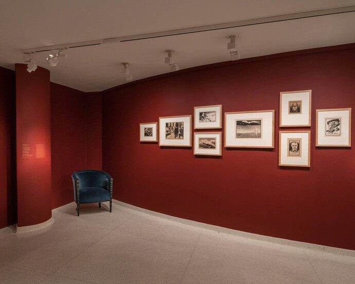 Mystical Symbolism, Exhibition view. Courtesy of Guggenheim Museum