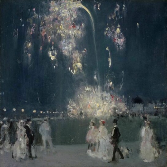 J.D Fergusson, Dieppe, 14 July 1905, Night 1905