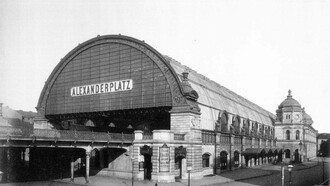 Der alte "Berliner Alexanderplatz" im Jahre 1885