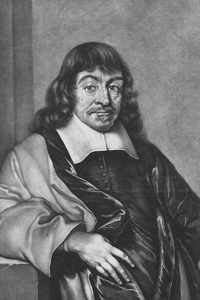 Ritratto di Cartesio (La Haye-en-Touraine 31 marzo 1596 - Stoccolma 11 febbraio 1650)