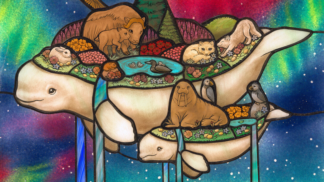 Andrea Guzzetta, Beluga borealis (detail). Courtesy of Corey Helford Gallery