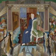 Léopold Survage, La Baronessa di Oettingen, 1917, Olio su tela, 200 x 235 cm, Centre Pompidou, Parigi, © Léopold Survage , by SIAE 2014, © Centre Pompidou
