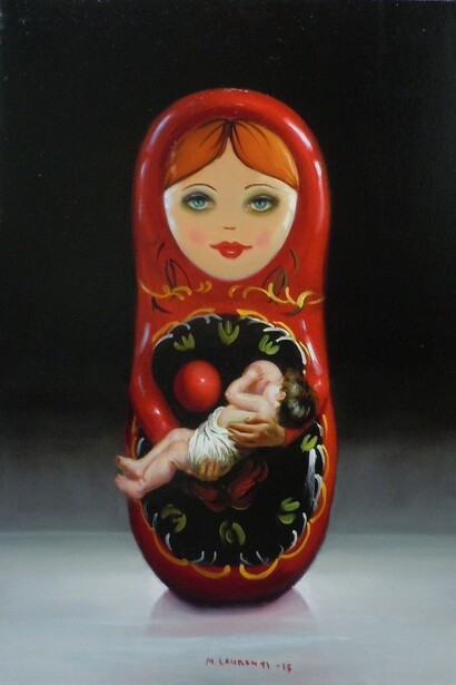 Maurizio Laurenti, Mammatrioska - olio su tela - cm50x70 - a. 2015