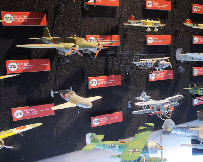 Holtgrewe WWII Model Collection. Courtesy of The Museum of Flight 