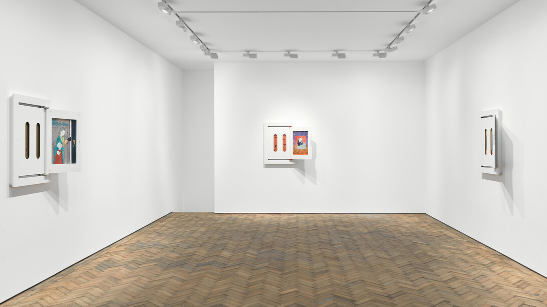 Sanya Kantarovsky and Camille Blatrix, Will-o’-the-wisp, Modern Art Bury Street, exhibition view. Courtesy of the artists and Modern Art, London. Photo by Robert Glowacki