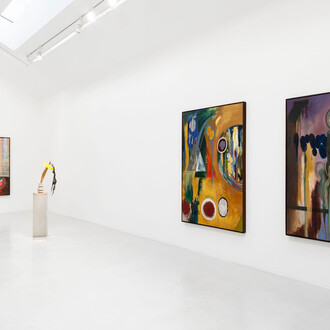 Bharti Kher, The sun splitting stones, exhibition view. Courtesy of Perrotin