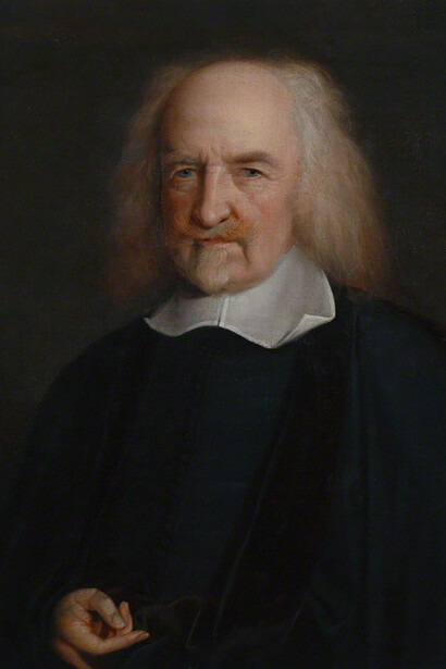 Anónimo, Retrato de Thomas Hobbes