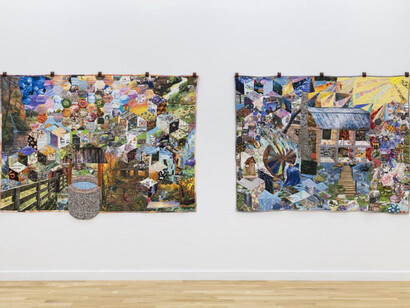 Various artists, Folk methods with spatial problems, exhibition view. Courtesy of Western Exhibitions Gallery