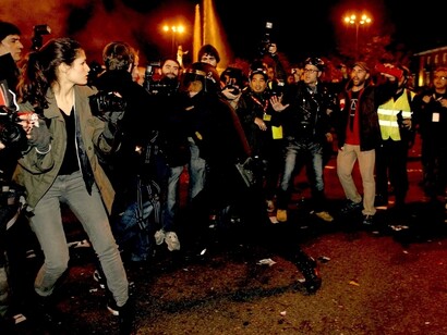 Disturbios en Barcelona