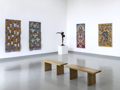 Sanaa Gateja, They too are the Earth, exhibition view. Courtesy of Afriart Gallery