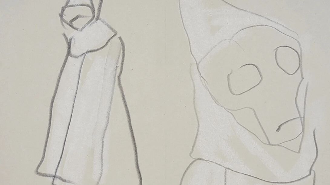 Antoni Llena, Sos senyals de fum des d'un subsol. Cortesía de Museu Nacional d'Art de Catalunya