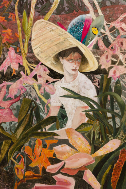 Collection exhibition, painting in exhibition. Courtesy of Yokohama Museum of Art