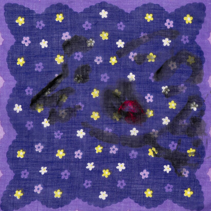 Linda Mary Montano, My mother’s tears (detail), 2026. Courtesy of Shrine