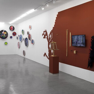 Gabriel Baggio, Todo era fantástico, vista de exhibición. Cortesía de Galería Hache