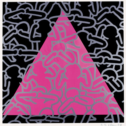 Keith Haring, Silence=Death, 1989, Nakamura Keith Haring Collection, Keith Haring Artwork ©Keith Haring Foundation