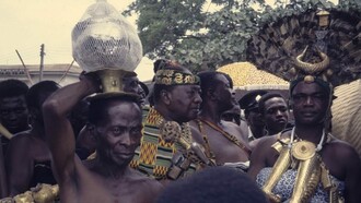 L’Asantehene ( re degli Ashanti) 