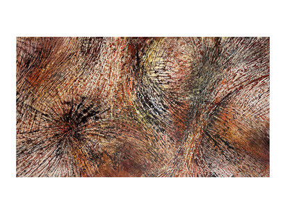 Naomie Kremer, Ring Cycle, 2022, oil on linen, 42x76 inches. Courtesy of the artist and Modernism Inc. Gallery