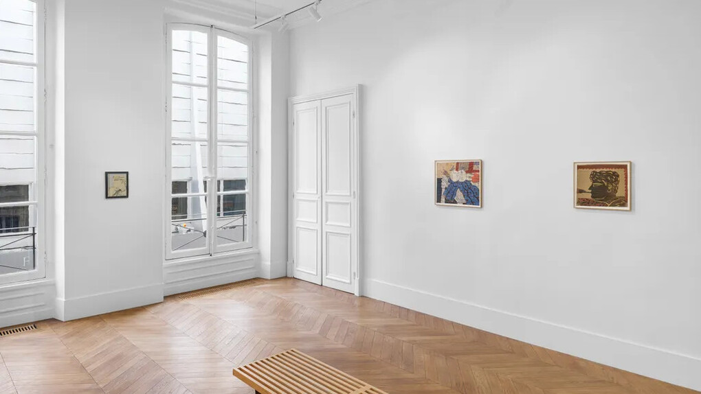 Alékos Fassianós, vue d'exposition. Avec l'aimable autorisation de la Galerie Galerie Derouillon