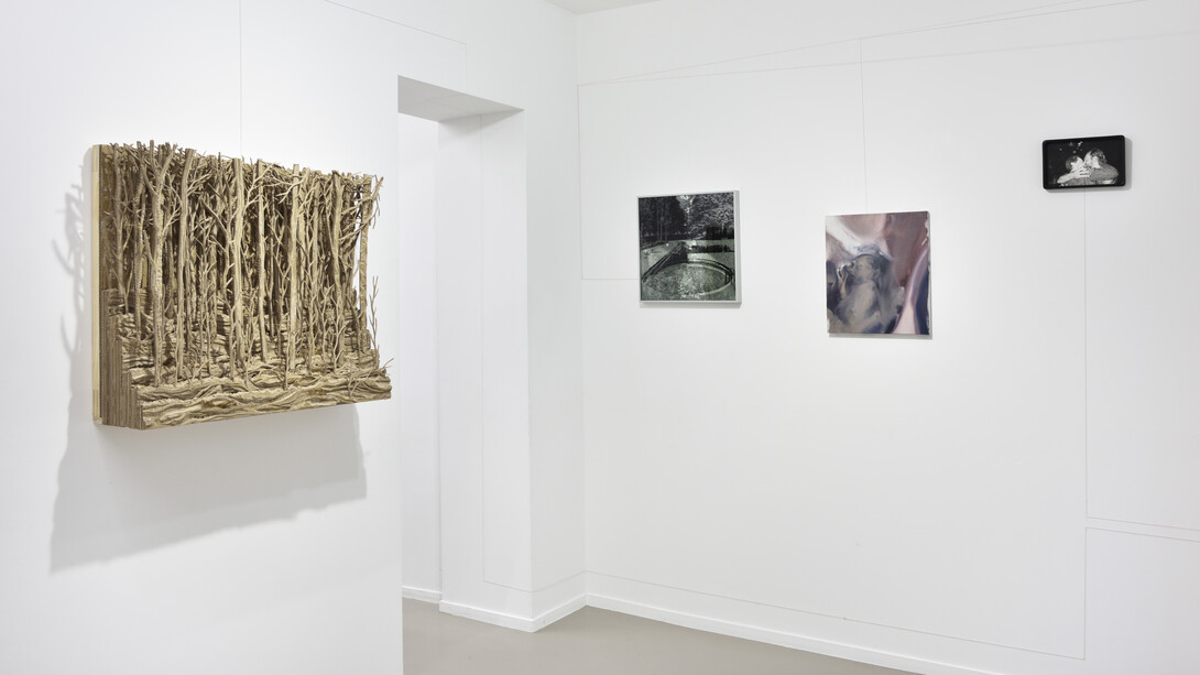 Divers artistes, The guiding thread, vue d'exposition. Avec l'aimable autorisation de la Galerie Suzanne Tarasieve