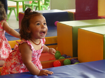 CAIF Mamboretá, Montevideo, Uruguay. La educación inicial y primaria constituyen la base del aprendizaje, donde se desarrollan las habilidades cognitivas, sociales y emocionales
