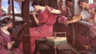 John William Waterhouse - Penelope e la tela