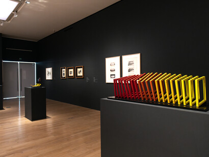 Helen Escobedo, Ambientes totales, vista de exhibición. Cortesía del Museo Amparo