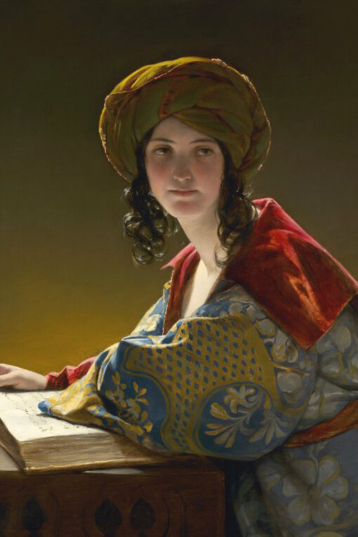 The Young Eastern Woman" (1838) by Friedrich Amerling (Austrian, 1803–1887)