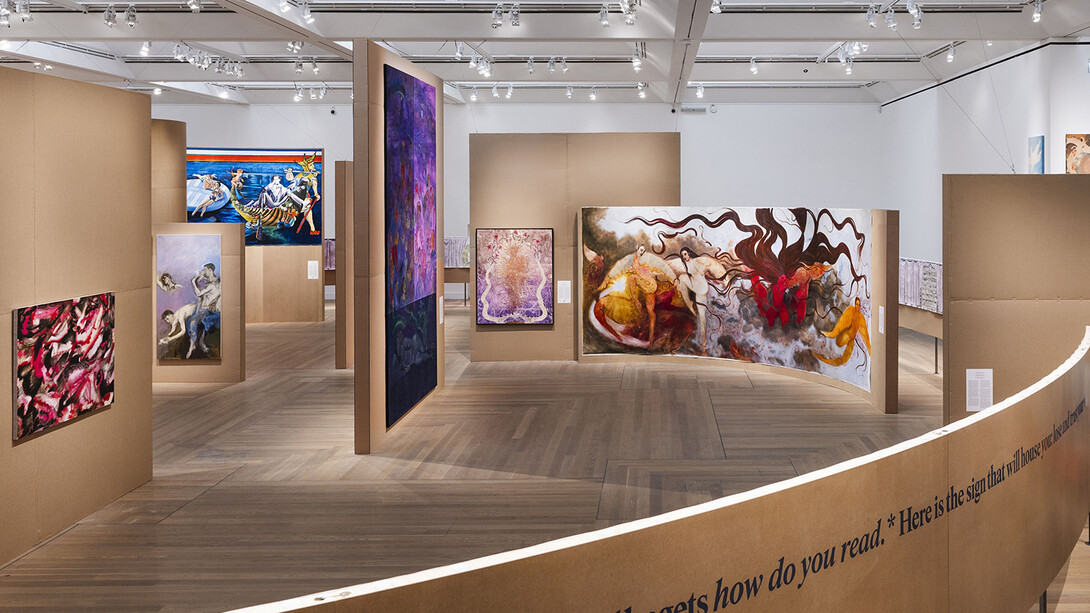 Various artists, House of Nisaba: new stories of painting, exhibition view. Courtesy of Moderna Museet