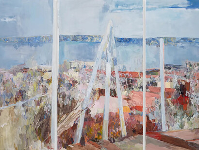Francesca Mollett, Inscape (after Cézanne) (detail), 2026. Courtesy of Grimm
