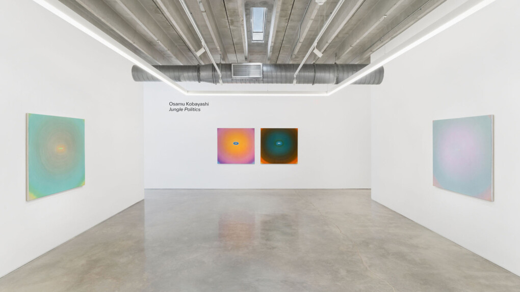 Osamu Kobayashi, Jungle politics, exhibition view. Courtesy of Mindy Solomon Gallery