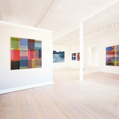 Peter Stephens and Guillaume Seff, Lines of expression, exhibition view. Courtesy of Nüart Gallery