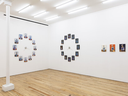 Susan Chen, Purell Day & Night, 2023, installation view. Courtesy of the artist and Rachel Uffner Gallery, NYC