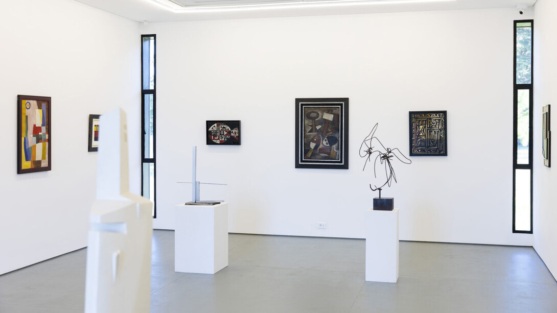 Various artists, Masterpieces from Jean Cherqui Collection. Abstraction from Río de la Plata, vista de exhibición. Cortesía de Xippas Gallery