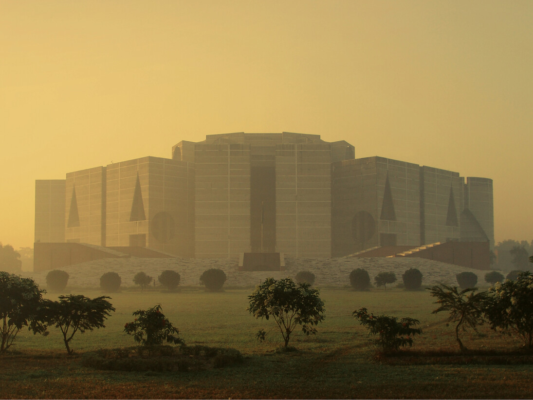 National Assembly Building in Dhaka, Bangladesh, Louis Khan, 1962-83