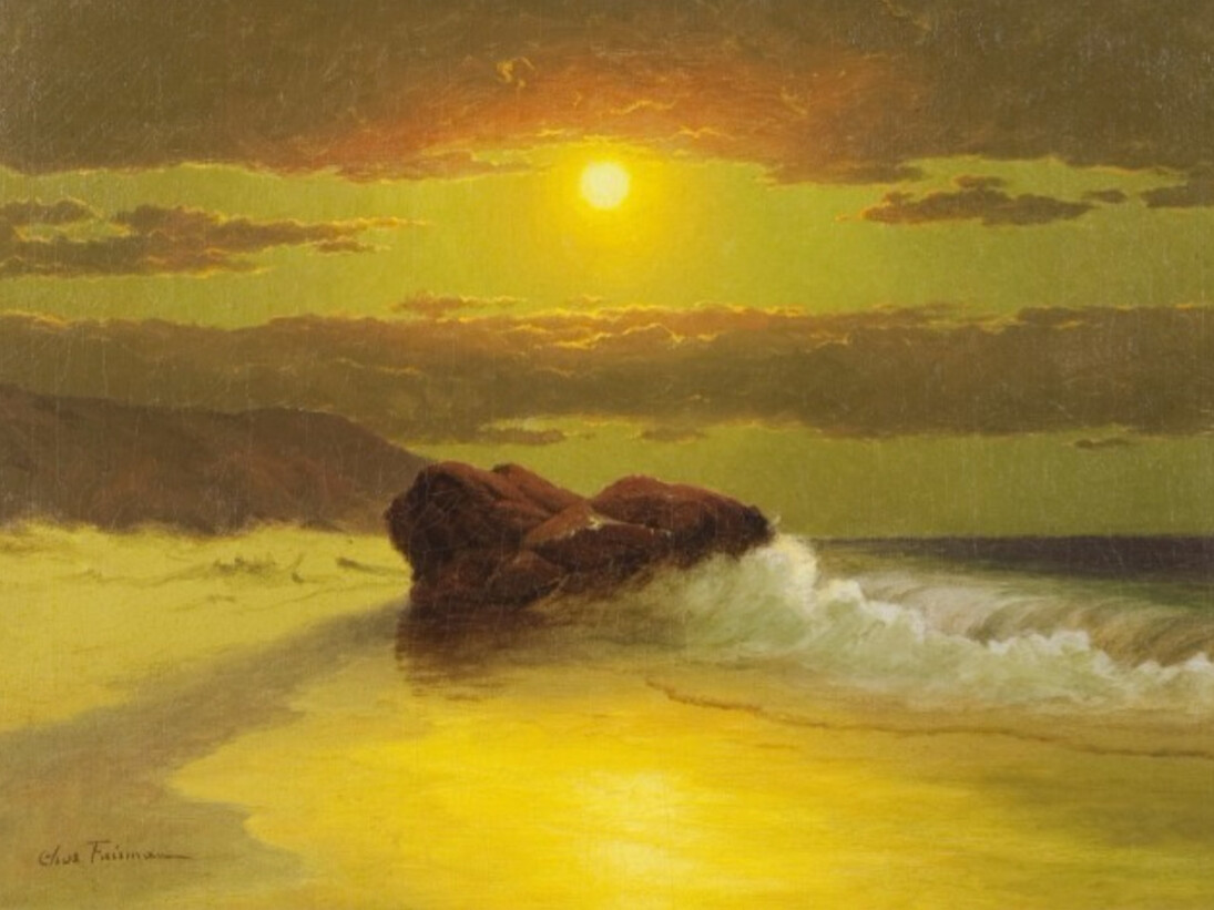 James Fairman, Twilight on the Shore. Courtesy of Questroyal Fine Art